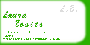 laura bosits business card